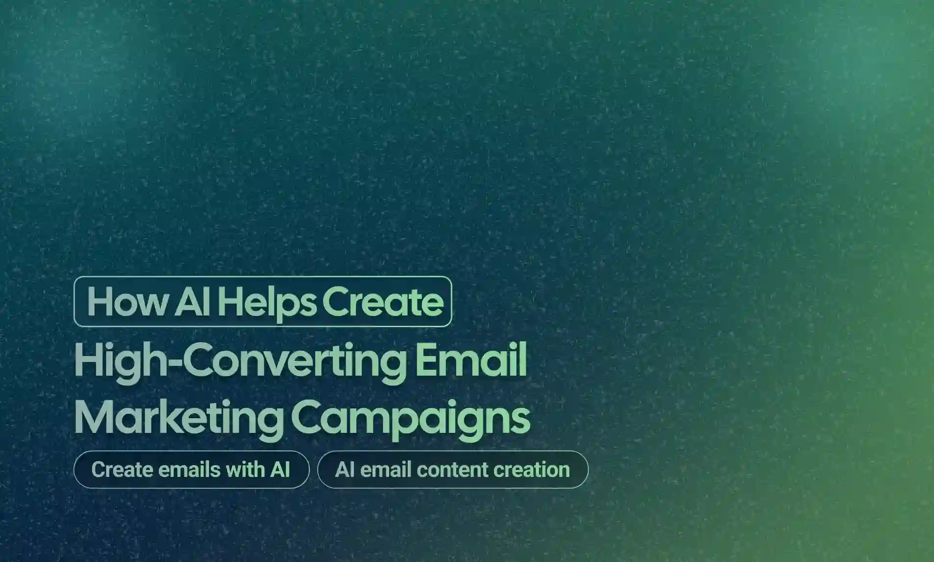 High-Converting Email Marketing Campaigns