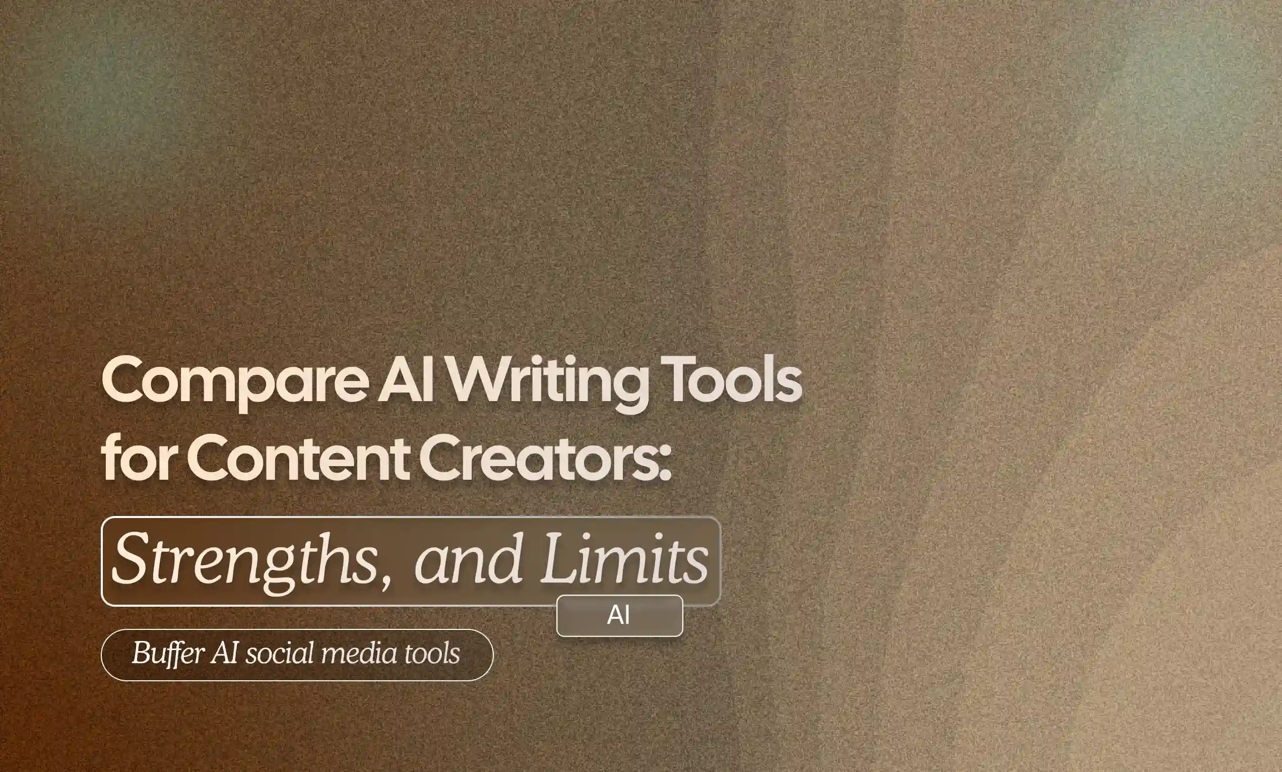 AI Writing Tools for Content Creators