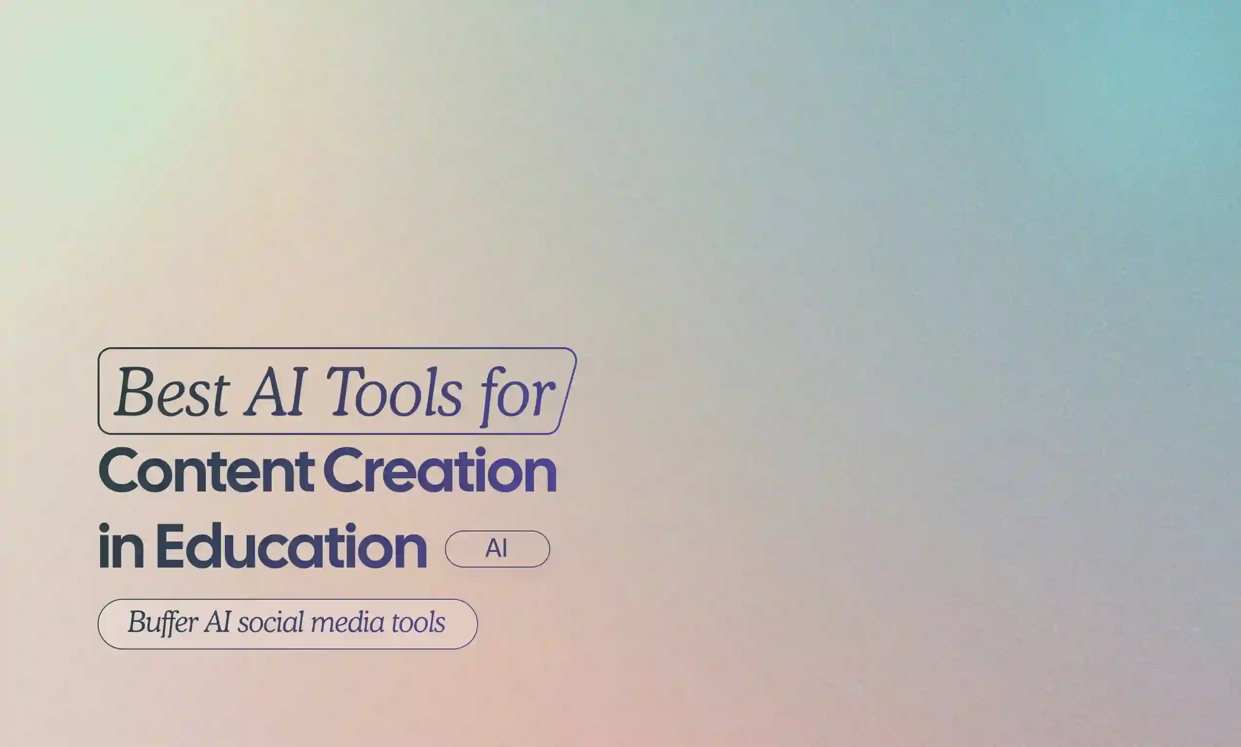 Content Creation in Education