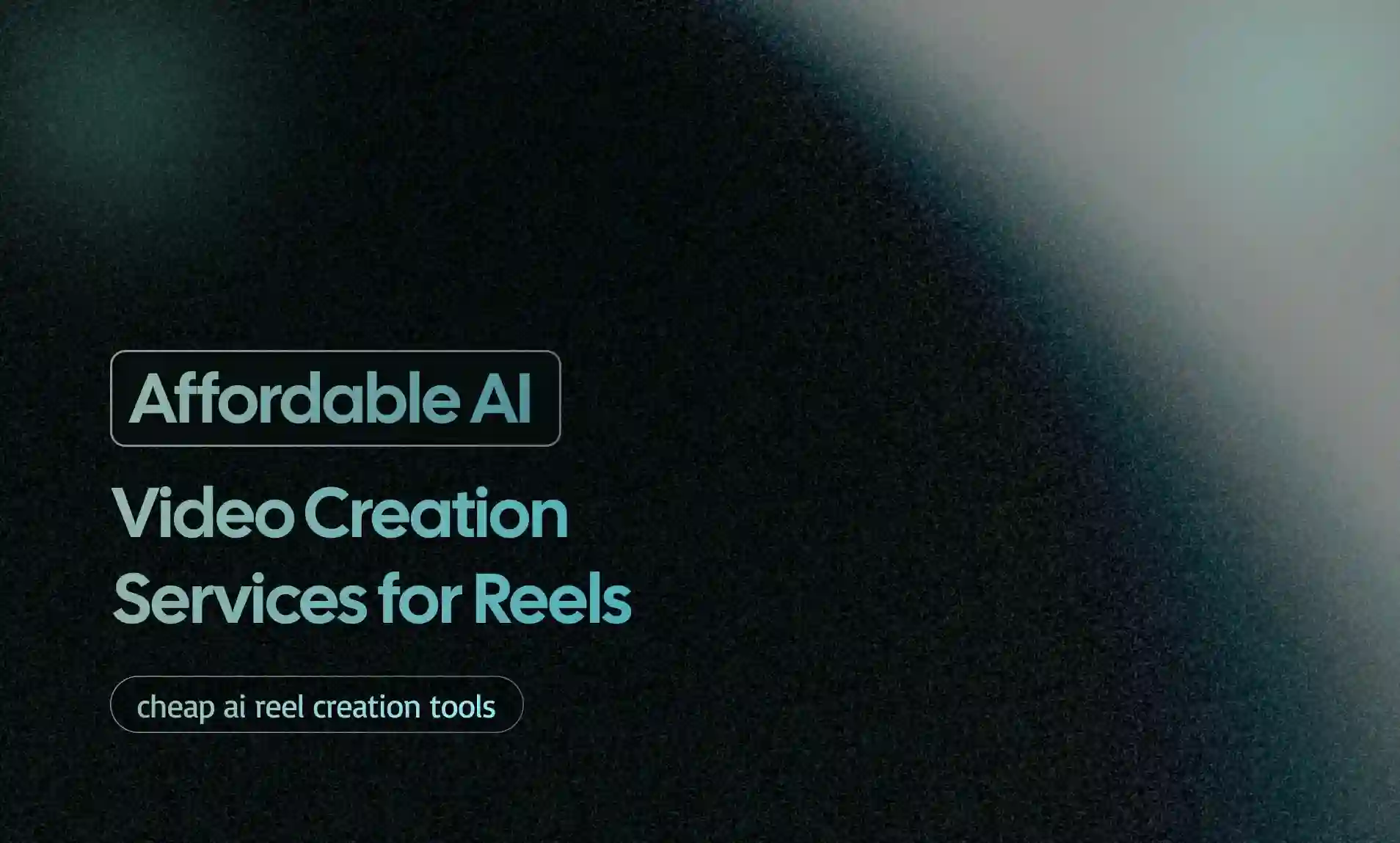 Video Creation Services for Reels