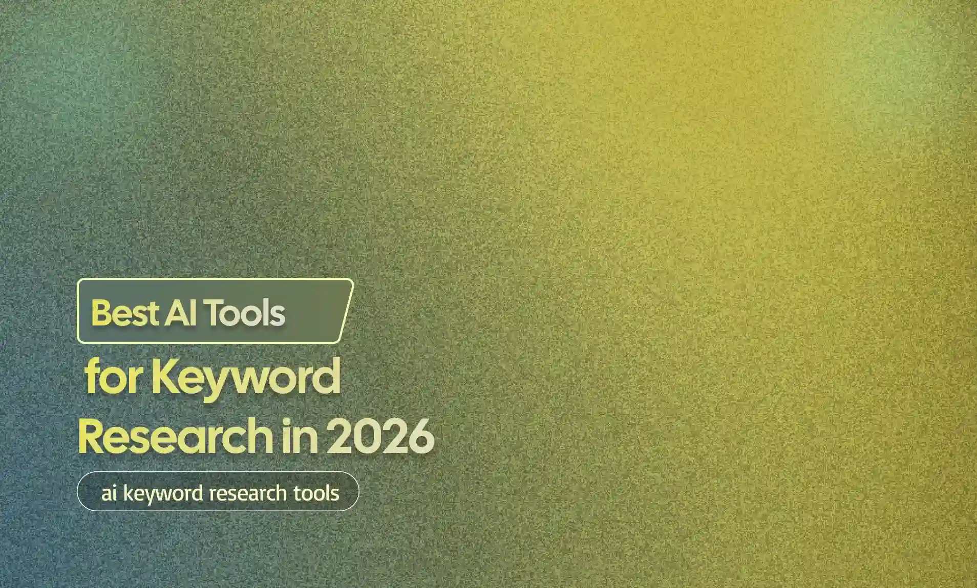 AI Tools for Keyword Research