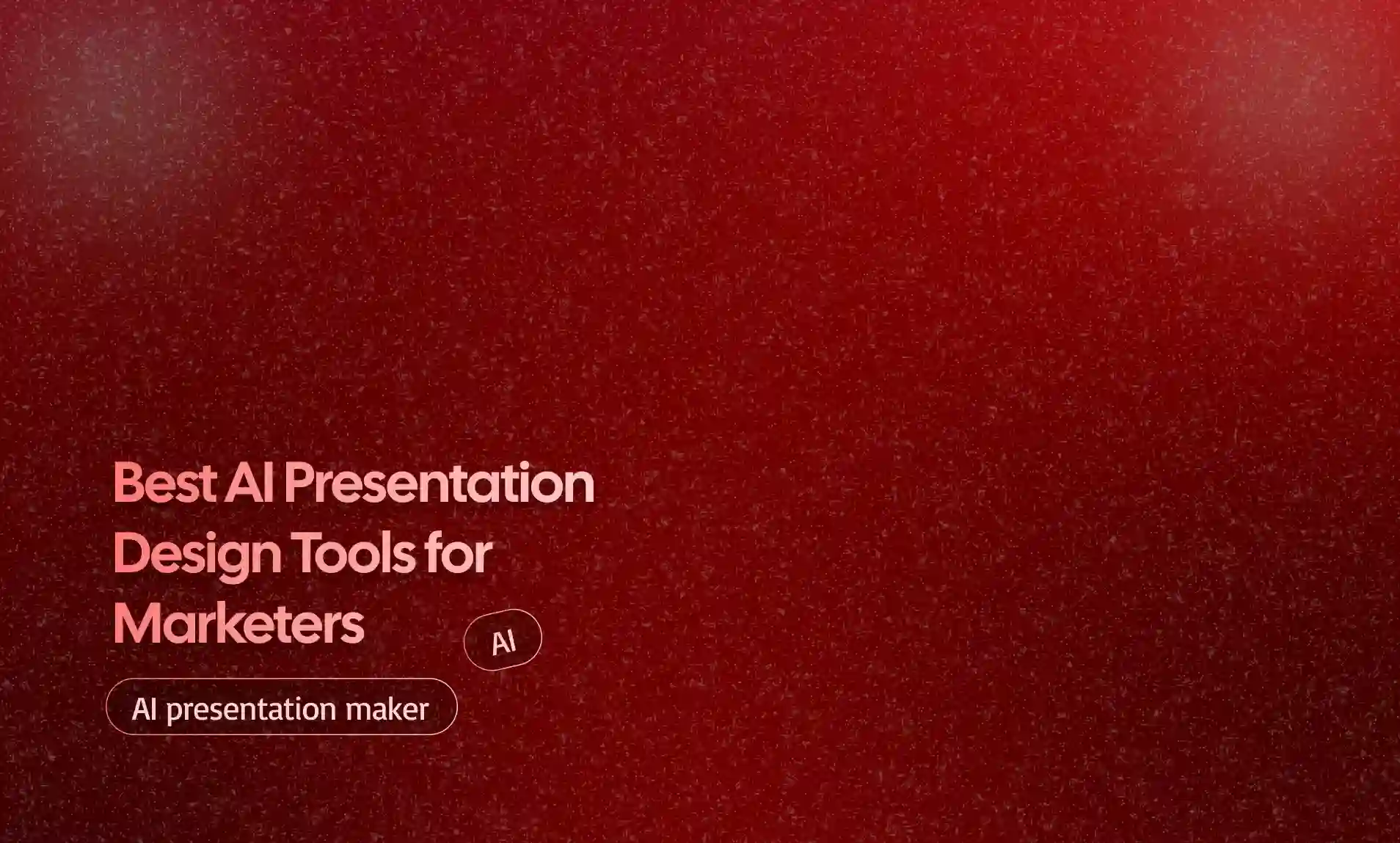 AI Presentation Design Tools for Marketers