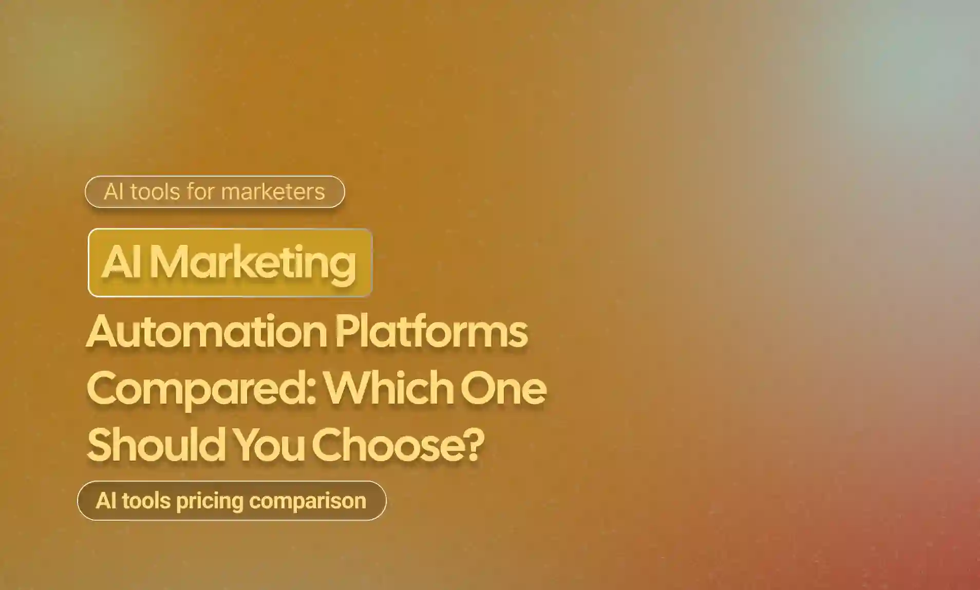 AI Marketing Automation Platforms